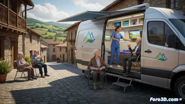 Navarra prueba una furgoneta con fisio y apoyo para mayores de pueblos