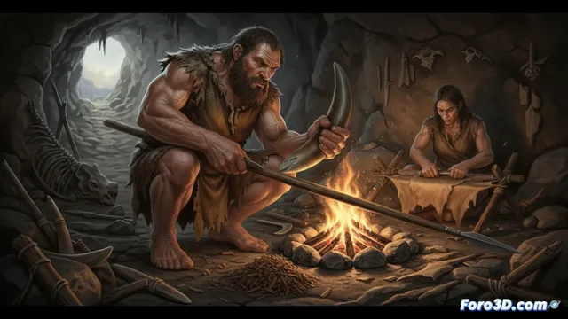 Neandertales usaban dientes de rinoceronte como navajas multiusos