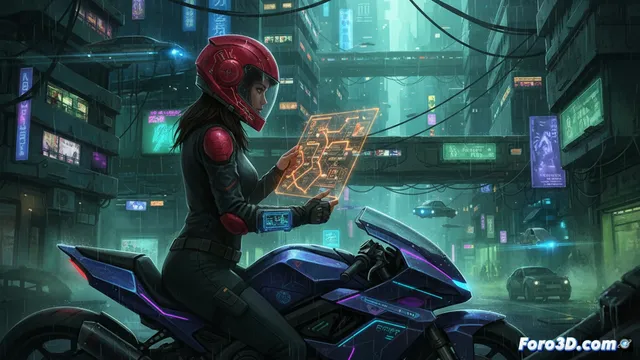Neon Drift: la mensajera que esquiva balas y multas en New Eden