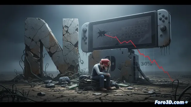 Nintendo cae un 30% por la sequía de juegos en Switch 2