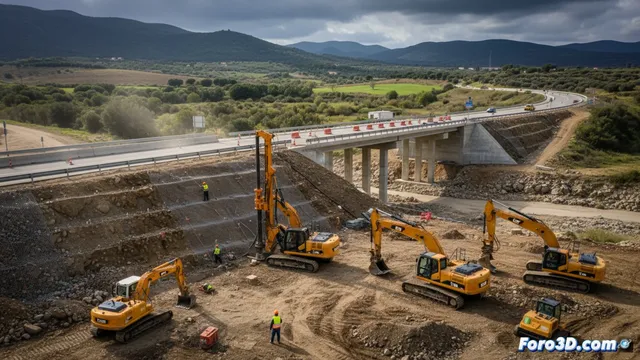Nueva fase de obras en la CV-33 para estabilizar taludes tras la dana