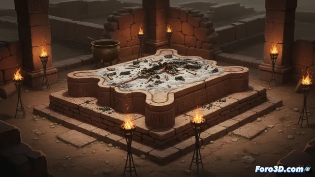 Nuevo altar tartésico con forma de piel de toro en Casas del Turuñuelo