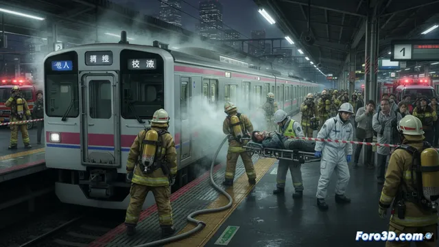 Olor extraño en tren cerca de Tokio moviliza a bomberos y policía