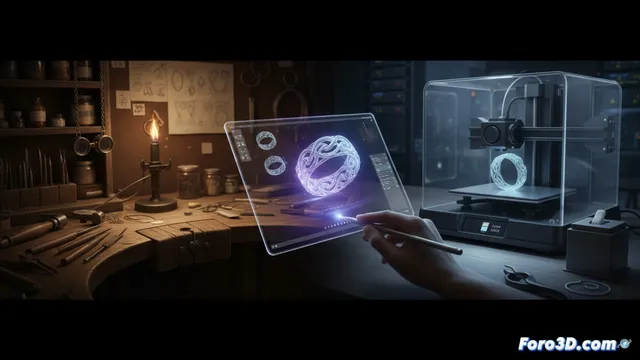 Orfebrería digital: cómo el 3D salva tu paciencia