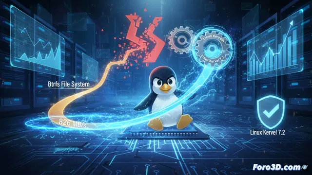 Parche de Linux 7.2 libera la velocidad oculta de Btrfs