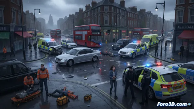 Persecución en Londres deja cinco heridos y una conductora detenida