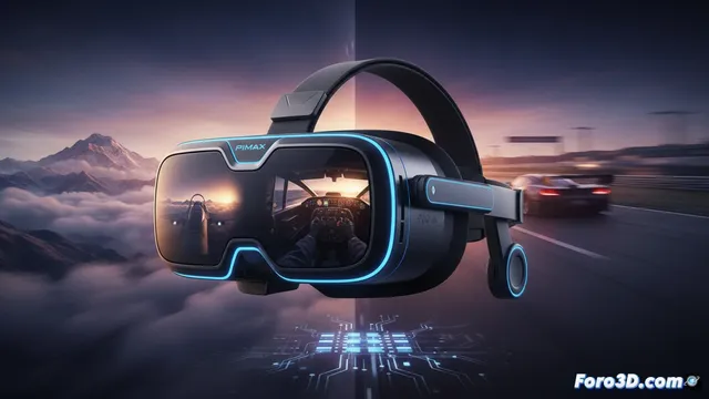 Pimax Crystal Light: resolución extrema para simuladores de vuelo y carreras