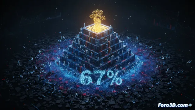 Pirámide de pérdidas: la verdad oculta tras los mercados de predicción 3D