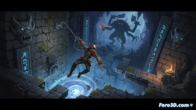 Pit Panic: roguelike de plataformas con gancho y puzles para 2025