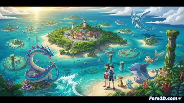 Pokémon Ocean Blue, el ROM hack que reinventa Kanto hasta Gen 9