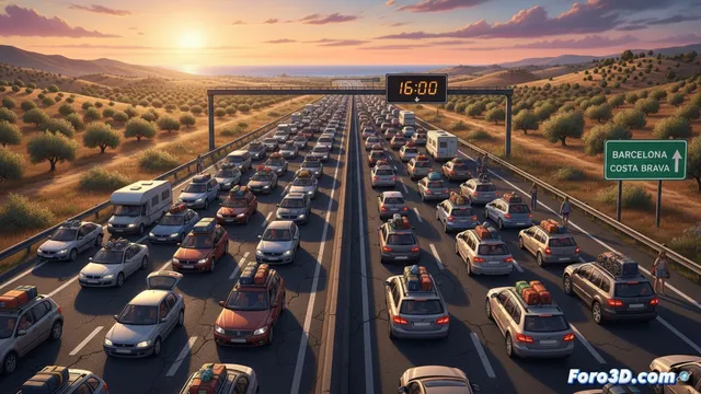 Por qué la AP-7 colapsa cada viernes de verano a las 4 PM