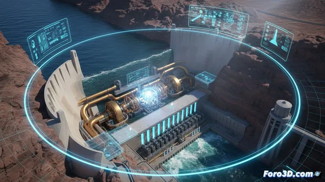 Presa Hoover en 3D: ingeniería sin mojarse los pies