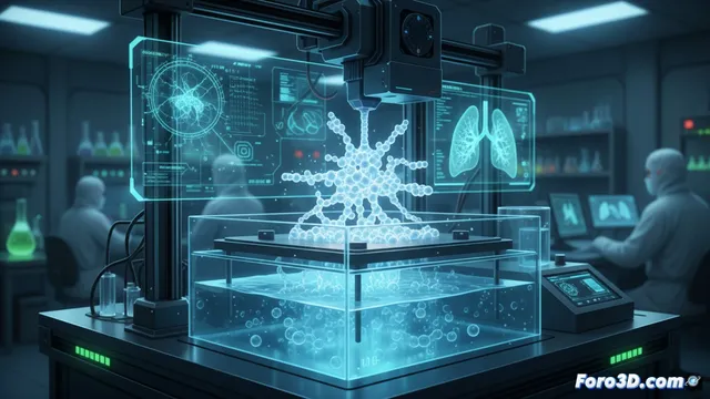 PyVoroGen imprime alvéolos pulmonares en 3D para cultivos de laboratorio