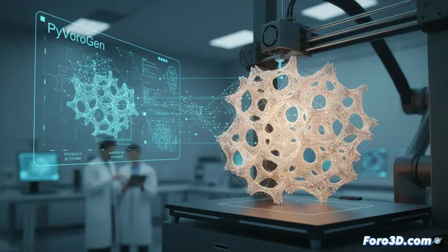 PyVoroGen: software libre para estructuras Voronoi en 3D