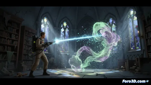 Rayos de protones y partículas espectrales en Unreal Engine 4