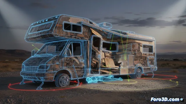 Reconstrucción 3D del colapso letal de una autocaravana en Totana