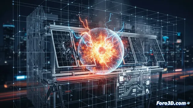 Reconstrucción 3D revela fallo eléctrico en incendio de fachada solar