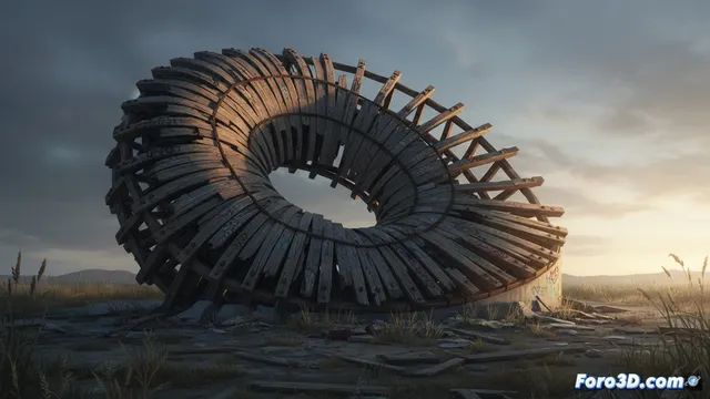 Reconstrucción virtual del Caracol de Madera de Toyo Ito en ruinas