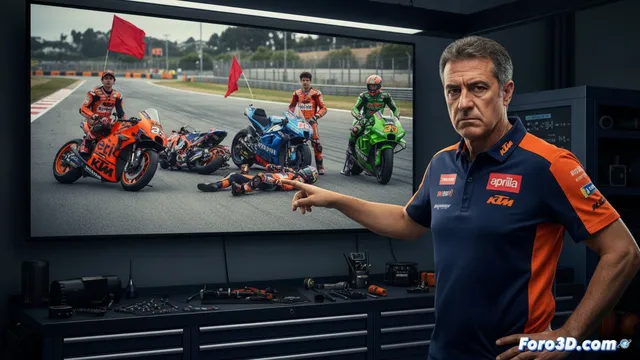 Rivola critica la reanudación de Acosta tras el caos en Montmeló