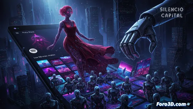 Ruby Black y la invasión silenciosa de la música IA en Spotify