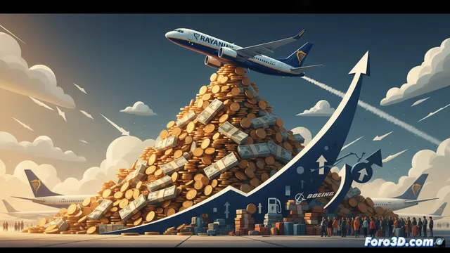 Ryanair bate récord de beneficios: 2.260 millones gracias a tarifas altas