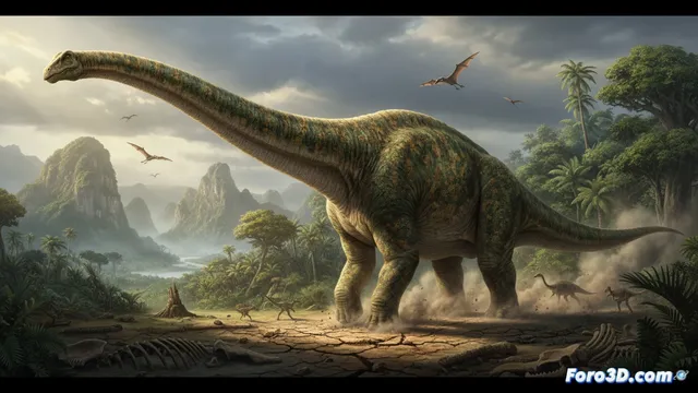 Saurópodo gigante en Tailandia sacude el Cretácico asiático