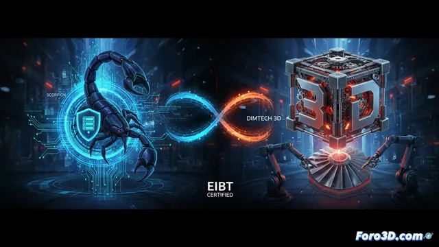 Scorpion Cyber y Dimtech 3D: EIBT que blindan lo digital y lo físico