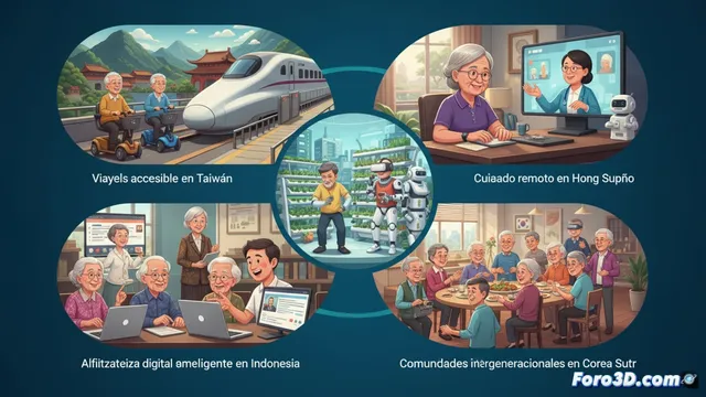 Seis innovaciones asiáticas redefinen el envejecimiento activo