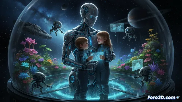 Sentient: cuando una IA debe criar niños en el vacío del espacio