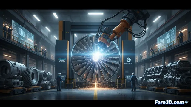 Siemens Energy y GEFERTEC impulsan la producción en serie con WAAM