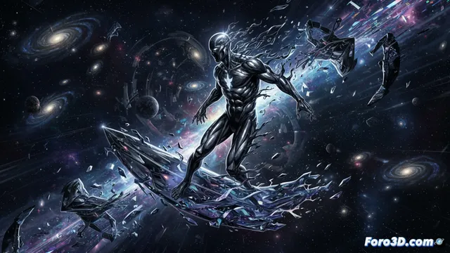Silver Surfer Black: La distorsión anatómica como arte generativo