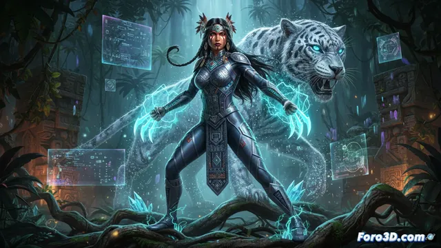 Silverclaw: Modelado 3D para la representación indígena en el cómic