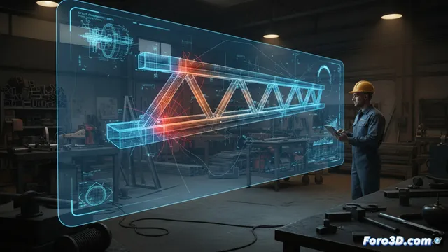 Simulación 3D de fatiga en metales para prevenir riesgos del carpintero