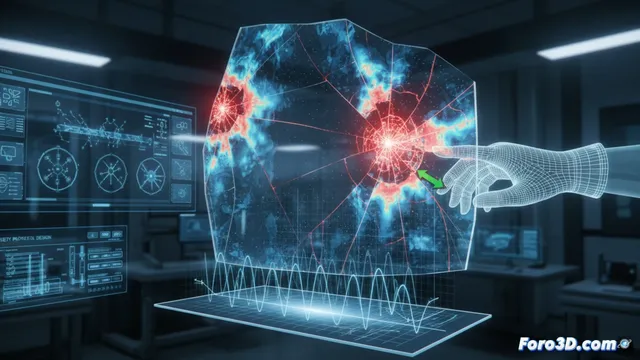 Simulación 3D de fatiga en vidrio para prevenir riesgos del cristalero