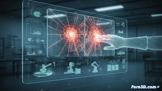 Simulación 3D de fatiga en vidrio: predicción de riesgos laborales