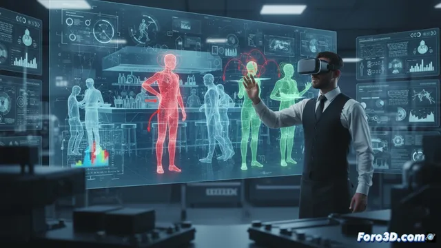 Simulación 3D de procesos para prevenir riesgos en camareros