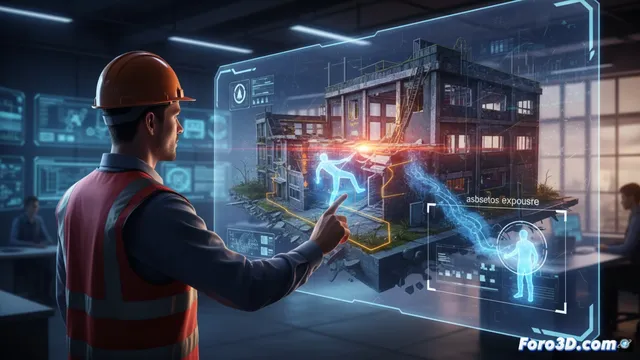Simulación 3D de riesgos laborales para inspectores de edificios