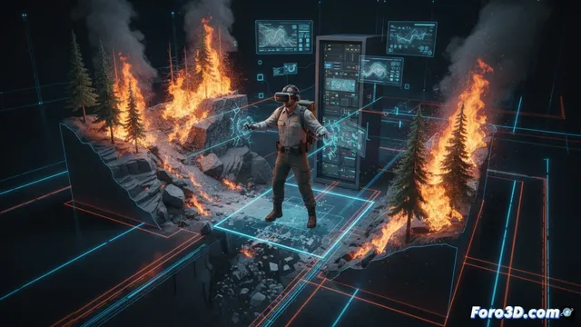 Simulación 3D para la seguridad del conservador de parques