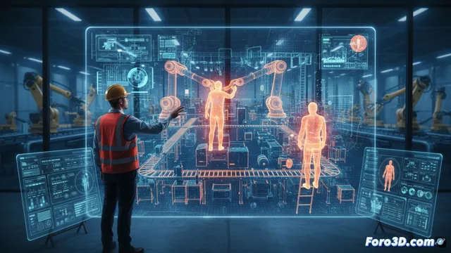 Simulación 3D para mitigar riesgos del ingeniero de producción
