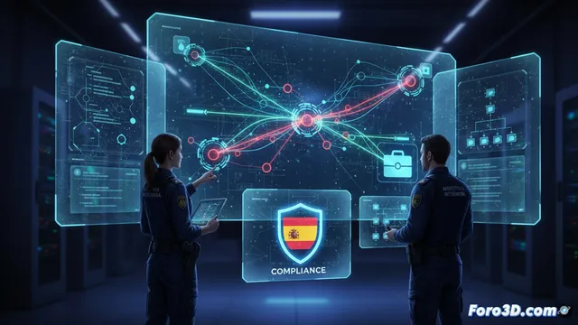 Simulación 3D para rastrear criptoactivos ilícitos en compliance
