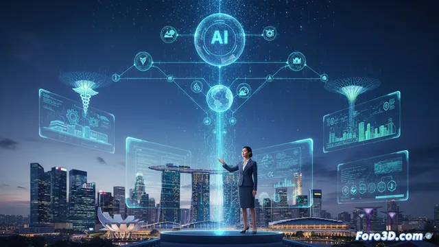 Singapur lanza misiones IA para problemas globales y locales