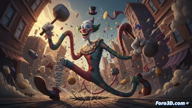 Slapstick en 3D: Rigging Caótico y Animación Cartoon para Personajes Marvel