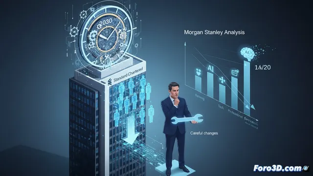 Standard Chartered recorta un 15% de roles corporativos para 2030