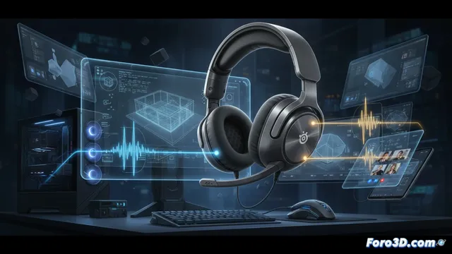 SteelSeries Arctis Nova 7: Audio dual para flujos de trabajo 3D