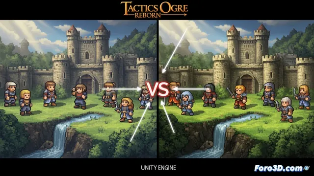 Tactics Ogre Reborn: Cómo Unity revitaliza el pixel art clásico
