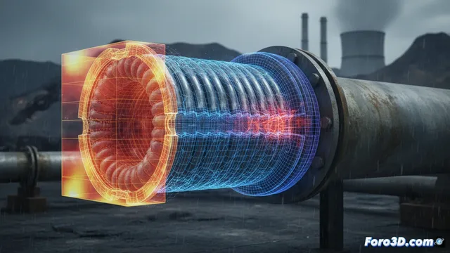 Termografía 3D y Simulación de Fatiga Térmica en Juntas de Expansión