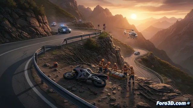 Trágico accidente en el puerto del Pico: joven motorista fallece en curva