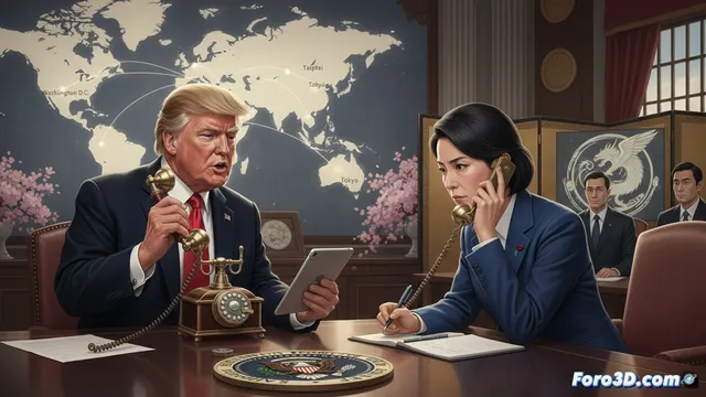 Trump detalla a Japón su conversación con Xi Jinping