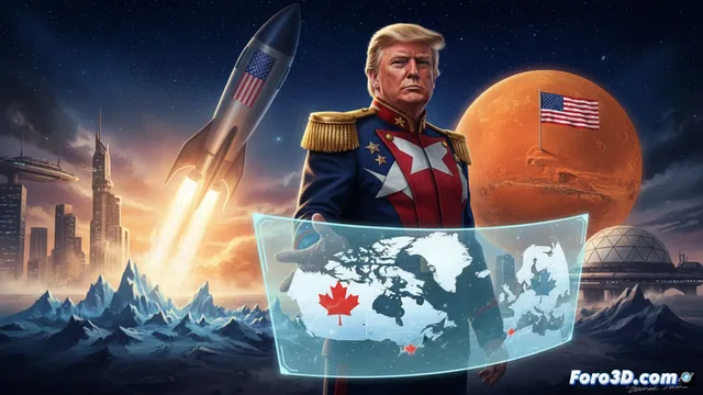 Trump revive el sueño de la frontera: Marte, Canadá y Groenlandia