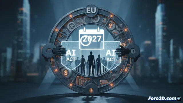 UE aplaza hasta 2027 las normas de IA para sistemas de riesgo